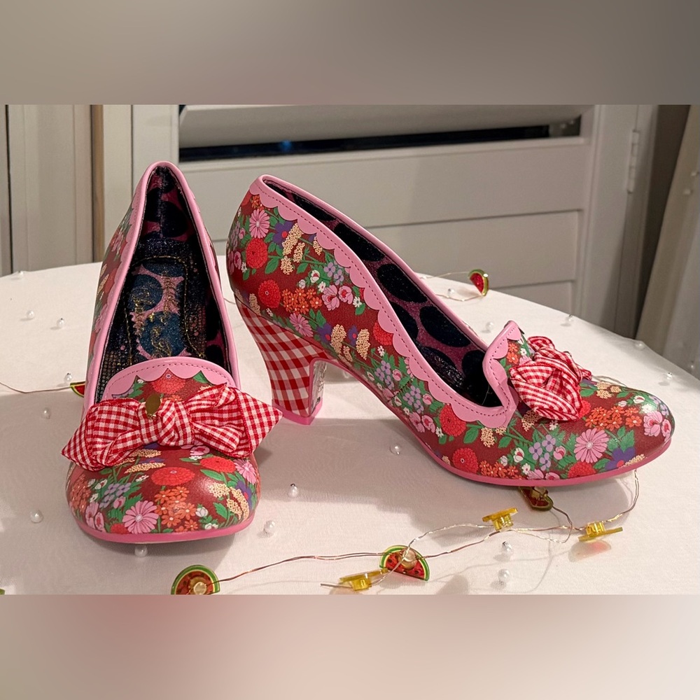 Sold Out Rare HTF Retired Irregular Choice Kanjanka Statement Heels, size 8/39 - Picture 10 of 17